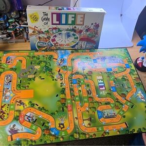 The Game of Life Board Game by MB - Multicolor 2000 vintage